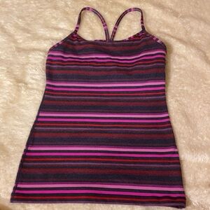 Lululemon Athletica Purple and Pink Fitted Camisole